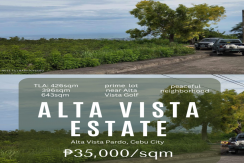 ALTA VISTA GOLF AND COUNTRY CLUB - LOT FOR SALE